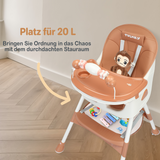 Twinky Hochstuhl Baby MAXI - Braun